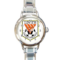 Shandong Luneng Taishan F C  Round Italian Charm Watch by Valentinaart