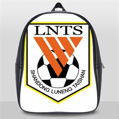 Shandong Luneng Taishan F C  School Bags(large)  by Valentinaart