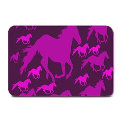 Pink Horses Horse Animals Pattern Colorful Colors Plate Mats by Simbadda