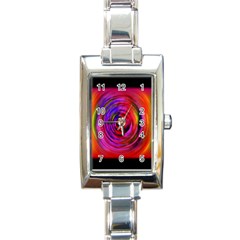 Colors Of My Life Rectangle Italian Charm Watch by Simbadda