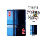 Modern Office Window Architecture Detail Playing Cards 54 (Mini)  Front - Heart10