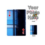 Modern Office Window Architecture Detail Playing Cards 54 (Mini)  Front - Diamond3