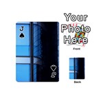 Modern Office Window Architecture Detail Playing Cards 54 (Mini)  Front - SpadeJ