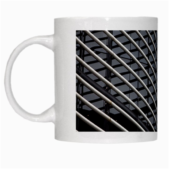 Abstract Architecture Pattern White Mugs