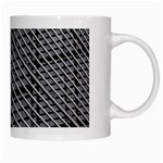 Abstract Architecture Pattern White Mugs Right