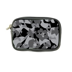 Urban Initial Camouflage Grey Black Coin Purse by Mariart