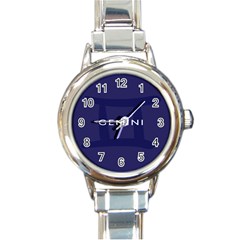 Zodiac Gemini Round Italian Charm Watch by Mariart