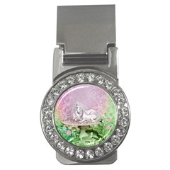 Wonderful Unicorn With Foal On A Mushroom Money Clips (cz)  by FantasyWorld7