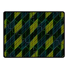 Futuristic Dark Pattern Double Sided Fleece Blanket (small)  by dflcprints