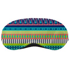 Aztec Triangle Chevron Wave Plaid Circle Color Rainbow Sleeping Masks by Mariart