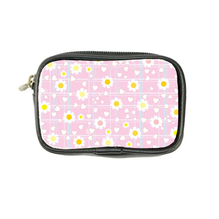 Flower Floral Sunflower Pink Yellow Coin Purse