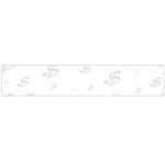 Dollar Sign Transparent Flano Scarf (Large) Front