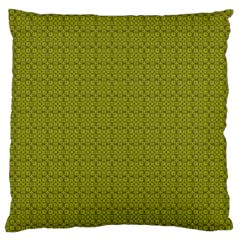 Royal Green Vintage Seamless Flower Floral Large Cushion Case (one Side) by Mariart