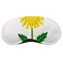 Sunflower Floral Flower Yellow Green Sleeping Masks by Mariart