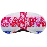 British Flag Abstract British Union Jack Flag In Abstract Design With Flowers Sleeping Masks Front