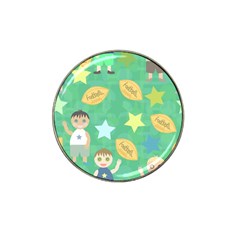 Football Kids Children Pattern Hat Clip Ball Marker by Nexatart