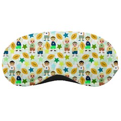 Football Kids Children Pattern Sleeping Masks by Nexatart