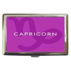 Zodiac Capricorn Purple Cigarette Money Cases by Mariart