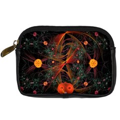 Fractal Wallpaper With Dancing Planets On Black Background Digital Camera Cases by Nexatart