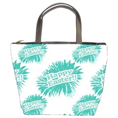 Happy Easter Theme Graphic Bucket Bags by dflcprints