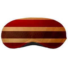 Vintage Striped Polka Dot Red Brown Sleeping Masks by Mariart