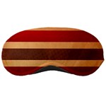 Vintage Striped Polka Dot Red Brown Sleeping Masks Front