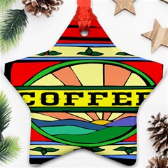 Coffee Tin A Classic Illustration Star Ornament (two Sides) by Nexatart