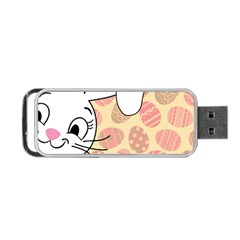 Easter Bunny  Portable Usb Flash (two Sides) by Valentinaart