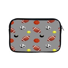 Balltiled Grey Ball Tennis Football Basketball Billiards Apple Macbook Pro 13  Zipper Case by Mariart