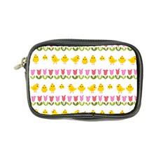 Easter - Chick And Tulips Coin Purse by Valentinaart