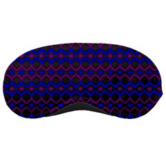 Split Diamond Blue Purple Woven Fabric Sleeping Masks by Mariart