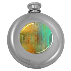 The Waterfall Round Hip Flask (5 Oz) by digitaldivadesigns