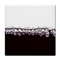 Bubbles In Red Wine Tile Coasters by Nexatart