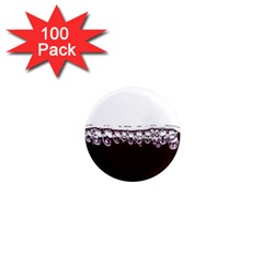 Bubbles In Red Wine 1  Mini Magnets (100 Pack)  by Nexatart