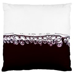 Bubbles In Red Wine Standard Flano Cushion Case (two Sides) by Nexatart