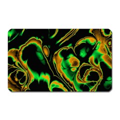 Glowing Fractal A Magnet (rectangular) by Fractalworld