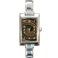 Strudel Spiral Eddy Background Rectangle Italian Charm Watch by Nexatart