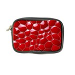 Plaid Iron Red Line Light Coin Purse Front