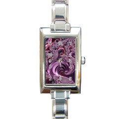 Abstract Art Fractal Art Fractal Rectangle Italian Charm Watch by Nexatart