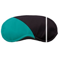 Turquoise Line Sleeping Masks by mugebasakart