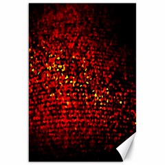 Red Particles Background Canvas 20  X 30   by Nexatart