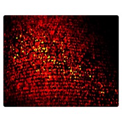 Red Particles Background Double Sided Flano Blanket (medium)  by Nexatart