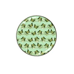 Green Butterflies Hat Clip Ball Marker (10 Pack) by linceazul