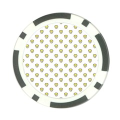 Angry Emoji Graphic Pattern Poker Chip Card Guard by dflcprints