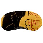 Black cat Sleeping Masks Front