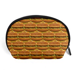 Delicious Burger Pattern Accessory Pouches (large)  by berwies