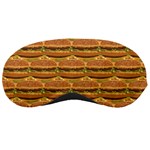 Delicious Burger Pattern Sleeping Masks Front