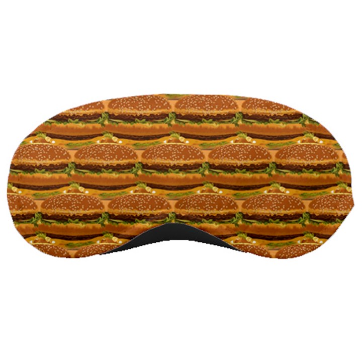 Delicious Burger Pattern Sleeping Masks