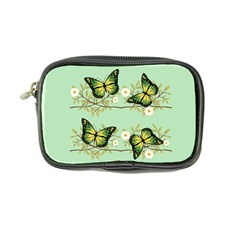 Four Green Butterflies Coin Purse by linceazul