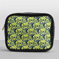 Black And Yellow Pattern Mini Toiletries Bags by linceazul